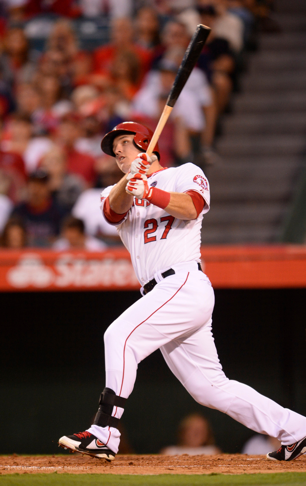 Trout led the league in runs (109) and walks (110) while putting up another monster season all around (.323/.432/.557)