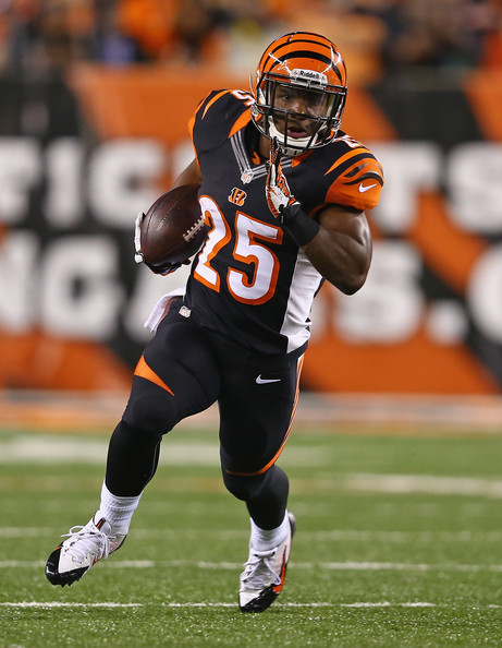 A breakout rookie for me in 2013, he's the man in the backfield for the Bengals and his numbers will reflect it