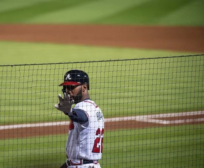 Jason Heyward produced a 6.4 Wins Above Replacement (WAR) in 2014 and won his second consecutive Rawlings Gold Glove in Right Field (Photo Credit: Atlanta Braves Official Facebook Page)