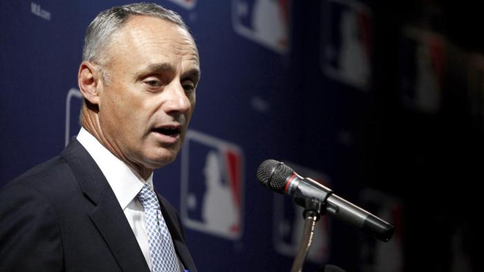 Rob Manfred took over as the 10th commisioner in Major League Baseball history on January 25th, 2015. (Ricardo Arduengo/Associated Press)