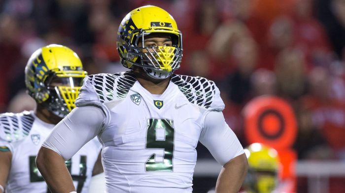 Arik Armstead was chosen 17th overall by the San Francisco 49ers in the 2015 NFL Draft