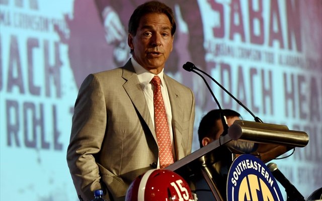 When Nick Saban speaks, it's usually wise to listen.  